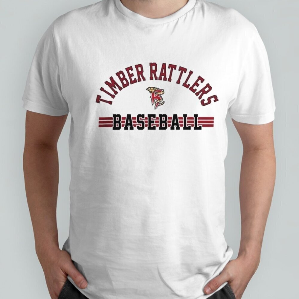 Wisconsin Timber Rattlers Baseball Team Logo Sports Fan Pride Graphics T-Shirt